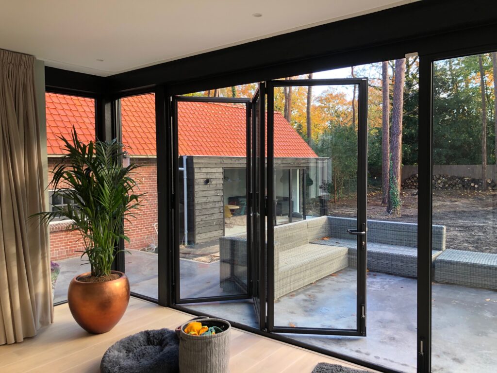 geïsoleerde vouwwand