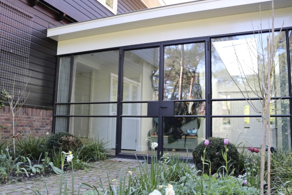 stalen geïsoleerde pui